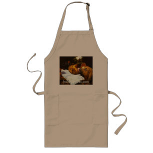 Manet's The Brioche With Wimsey the Bloodhound Long Apron