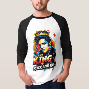 Manga 3/4 Beer The King of Rock and Roll T-Shirt