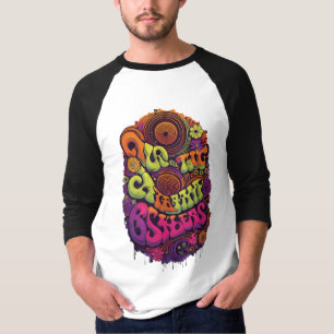 Manga 3/4 Psychedelic Beaches 70s T-Shirt