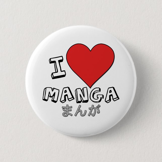 Manga 6 Cm Round Badge (Front)