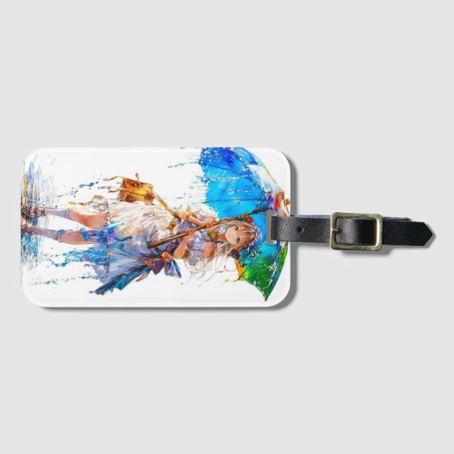 Manga Anime Cover Luggage Tag (Front Horizontal)