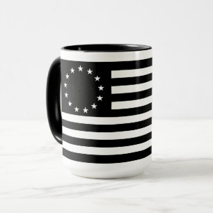 Manga, Betsy Ross Flag or Circle American Flag Mug