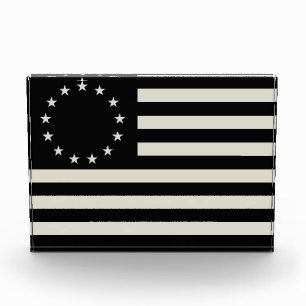 Manga, Betsy Ross Flag or Circle American Flag Photo Block