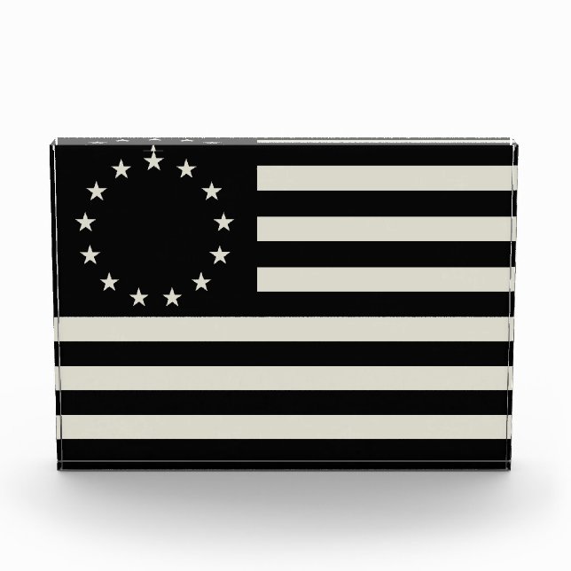Manga, Betsy Ross Flag or Circle American Flag Photo Block (Front)