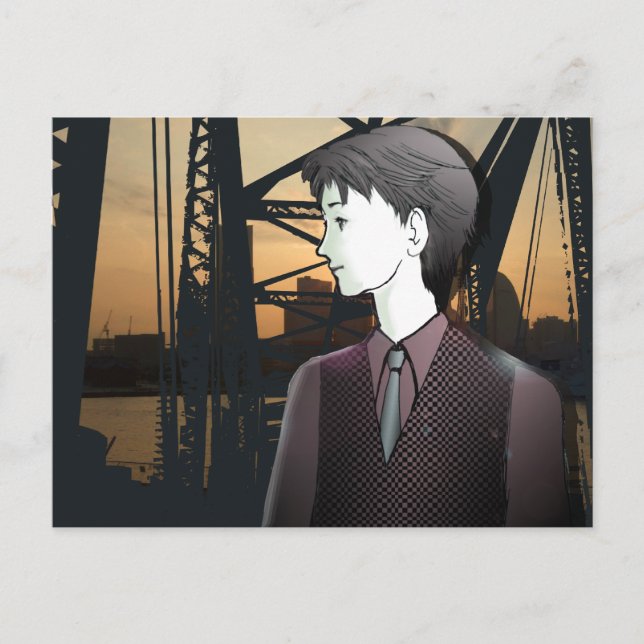 MANGA  boy YOKOHAMA Postcard (Front)