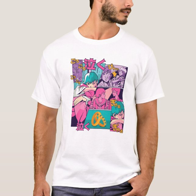 Manga Comics - Anime Lovers - Japanese Aesthetics T-Shirt (Front)