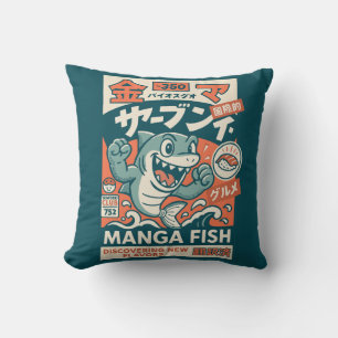 Manga Fish Cushion