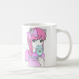 Manga girl ice cream summer cute coffee mug