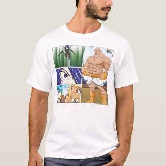 Manga Girls Vs. Big Man T-Shirt