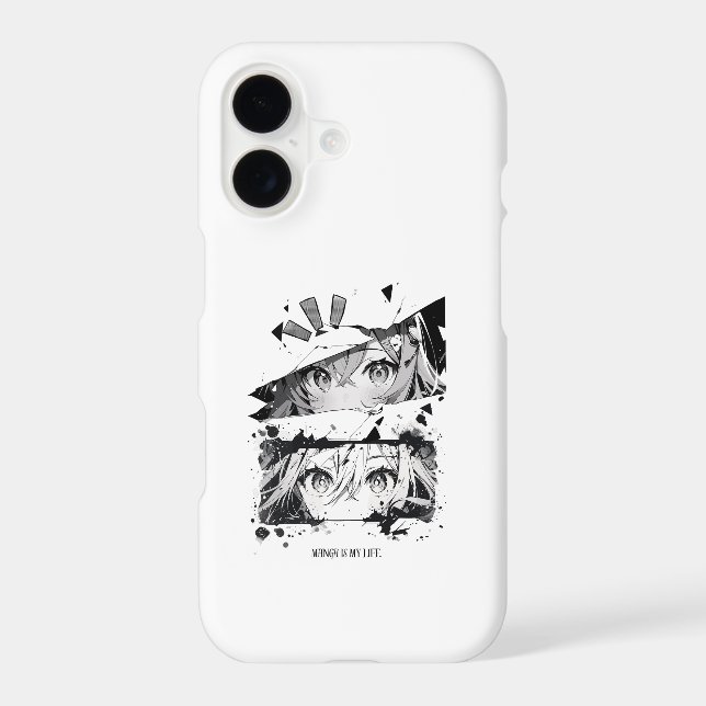 Manga Is My Life Anime Eyes Glitch Art (Back)