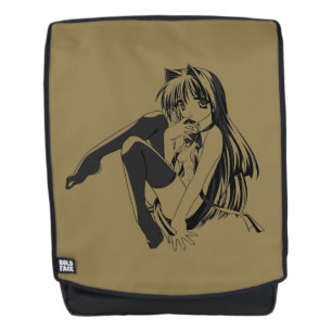 Manga, Neko Catgirl Furry Kawaii Loli  Backpack