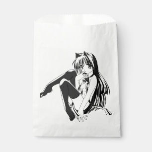 Manga, Neko Catgirl Furry Kawaii Loli Favour Bag