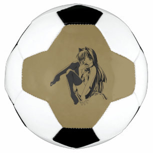Manga, Neko Catgirl Furry Kawaii Loli Soccer Ball