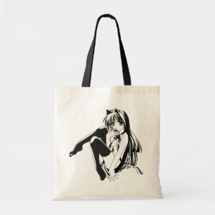 Manga, Neko Catgirl Furry Kawaii Loli  Tote Bag