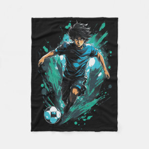 Manga Player Anime Fleece Blanket
