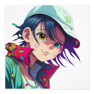 manga pop art lovers pop lovers cartoon photo print