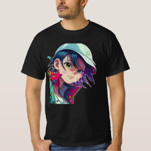manga pop art lovers pop lovers cartoon  T-Shirt
