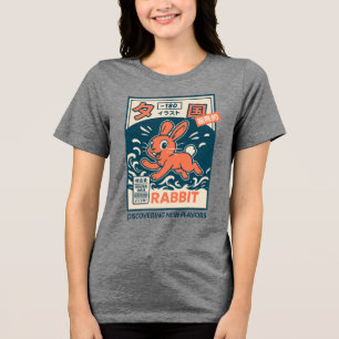 Manga Rabbit Tri-Blend Shirt