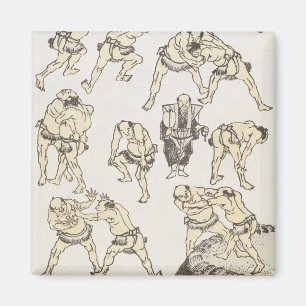 Manga: studies of gestures and postures of wrestle magnet