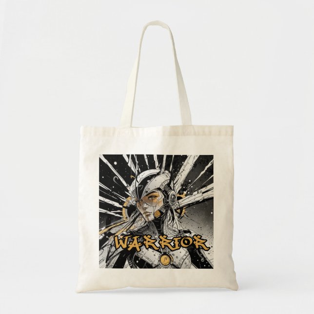 Manga warrior  tote bag (Front)
