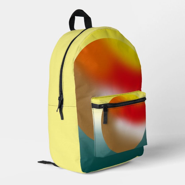 Manganese Printed Backpack (Back Corner Left)