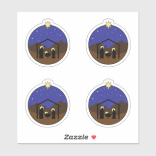 Manger Christmas Nativity Scene