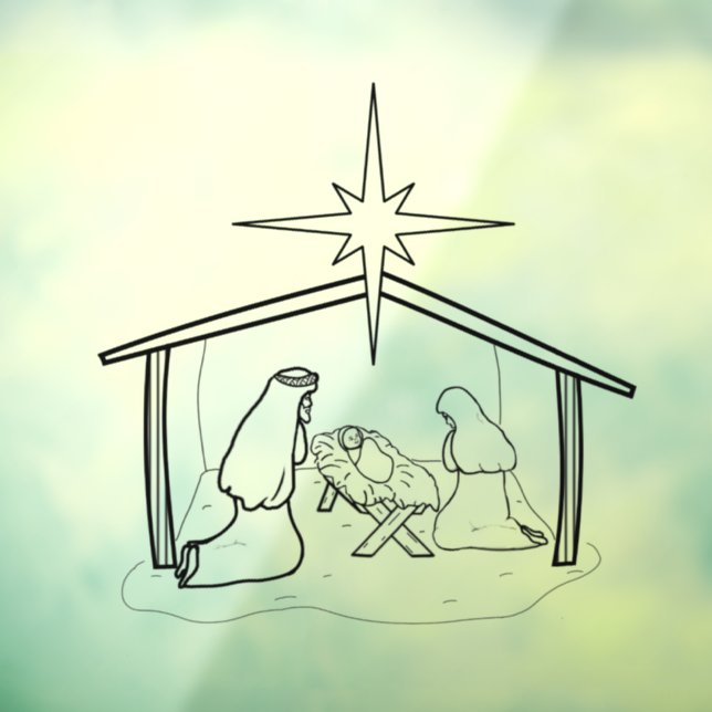 Manger Scene (Sheet 3)