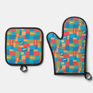 Mangia Moderna Oven Mitt & Pot Holder Set