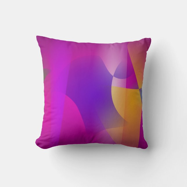Mango and Eggplant Cushion (Front)