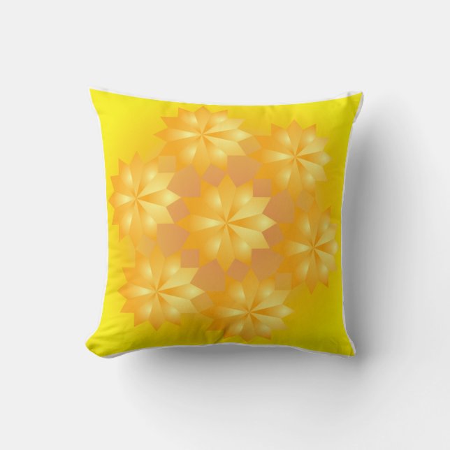 Mango and Mandarin Melody Cushion (Front)