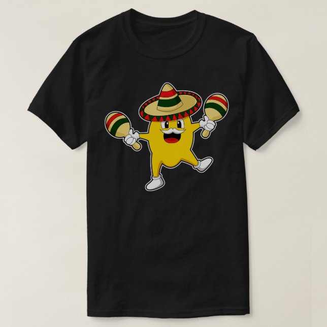 Mango as Musician with Maraca T-Shirt (Design Front)
