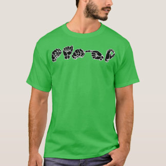 MANGO ASL Sign Language Design 1 T-Shirt