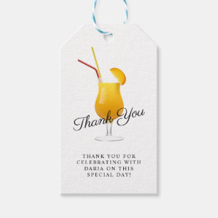 Mango Cocktail Party Gift Tags
