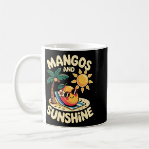 Mango Design For Men Women Vegan Mango Lover Mango Coffee Mug