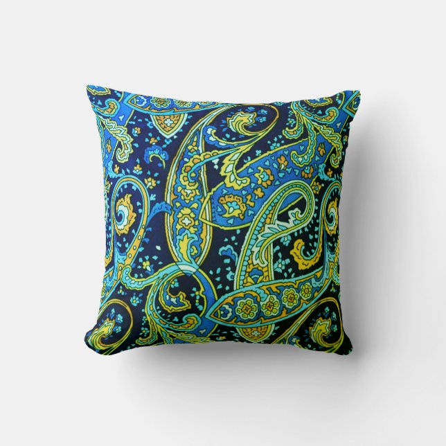 Mango designed mandala printed throwpillow  (Front)
