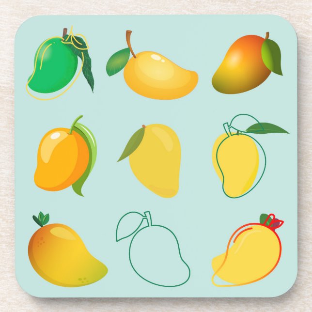 Mango Fresh Coaster (Front)