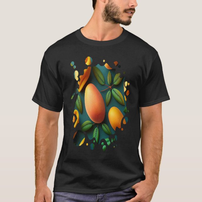 Mango Fruit  Gardening Veggies Cute Men Women T-Shirt (Front)