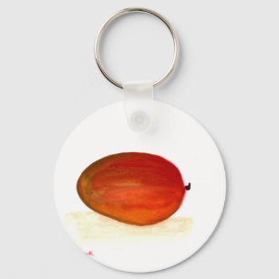 Mango fruit key ring