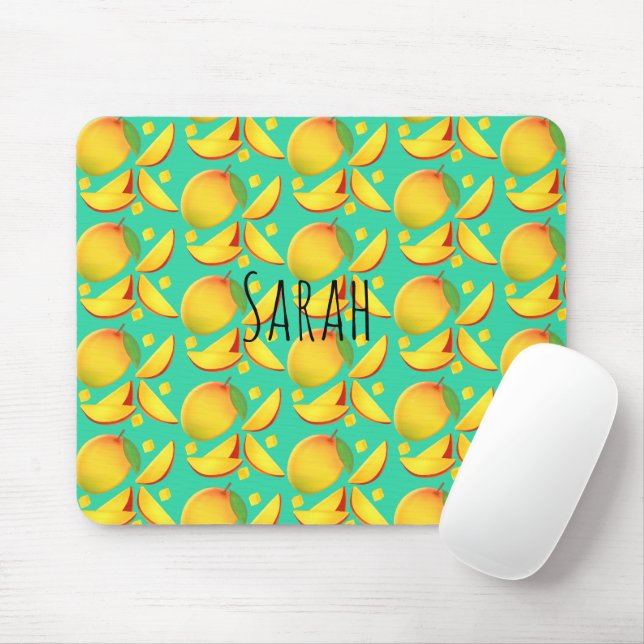 Mango Fruit Mouse Pad (With Mouse)