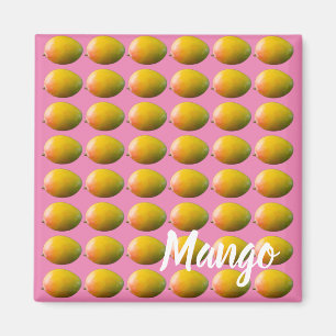 Mango Fruit Pattern for Vegetarian and Vegan Magnet
