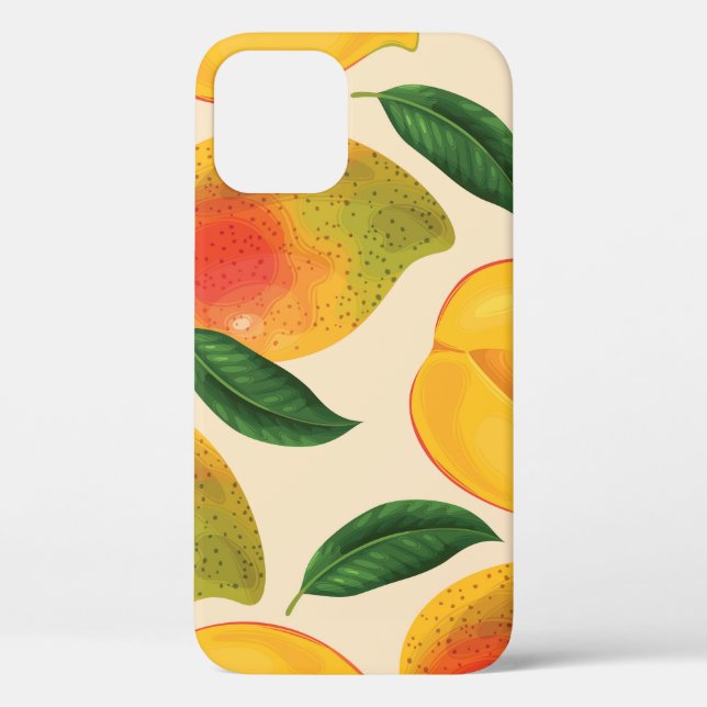 Mango Fruit Seamless Pattern Case-Mate iPhone Case (Back)