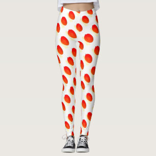 Mango fruit Tropical Cute Illustration watercolor Leggings