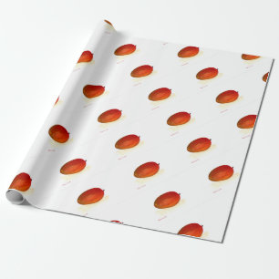 Mango fruit watercolor food tropical exotic wrapping paper