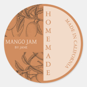 Mango Jam Modern Business Label