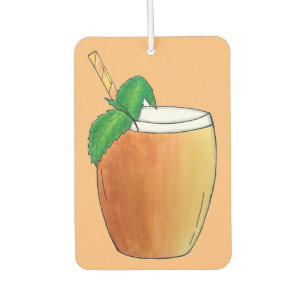 Mango Lassi Lassis Indian Food Yogurt Drink Car Air Freshener