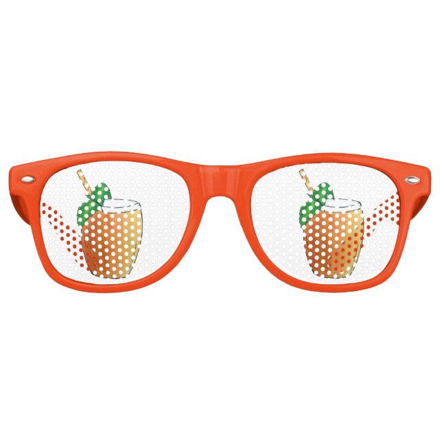 Mango Lassi Lassis Indian Food Yogurt Drink Retro Sunglasses (Front)