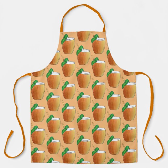 Mango Lassi Refreshing Indian Yoghurt Fruit Drink Apron (Front)
