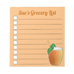 Mango Lassi Refreshing Indian Yoghurt Fruit Drink Notepad