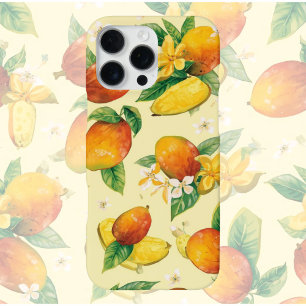 Mango Madness Tropical Watercolor Mango Pattern iPhone 16 Pro Max Case
