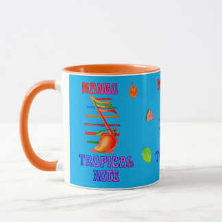 MANGO MUSIC NOTE DESIGNED MUG